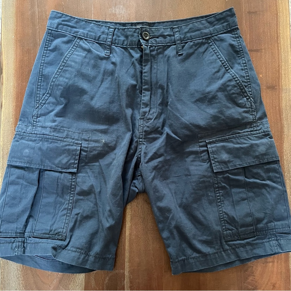 Levi's Blue Cargo Shorts with Relaxed Fit